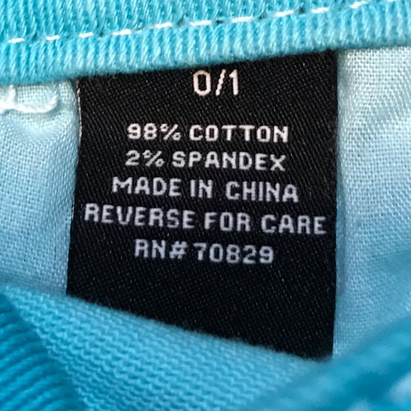 Rue 21 turquoise ombré low-rise jean shorts - Picture 6 of 7